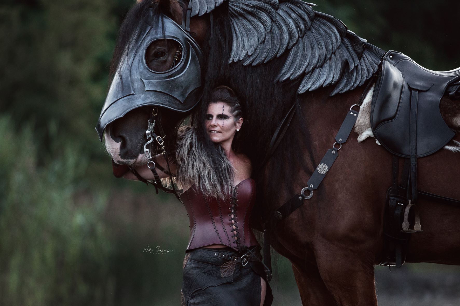 Shire Horse Warrior mit Sevi